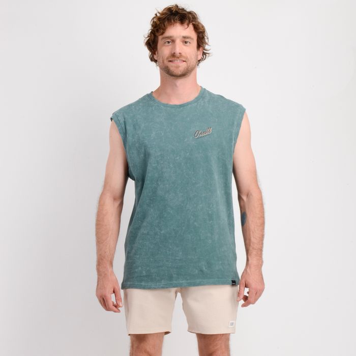 POLERA SIN MANGAS ENDLESS VERDE OSCURO