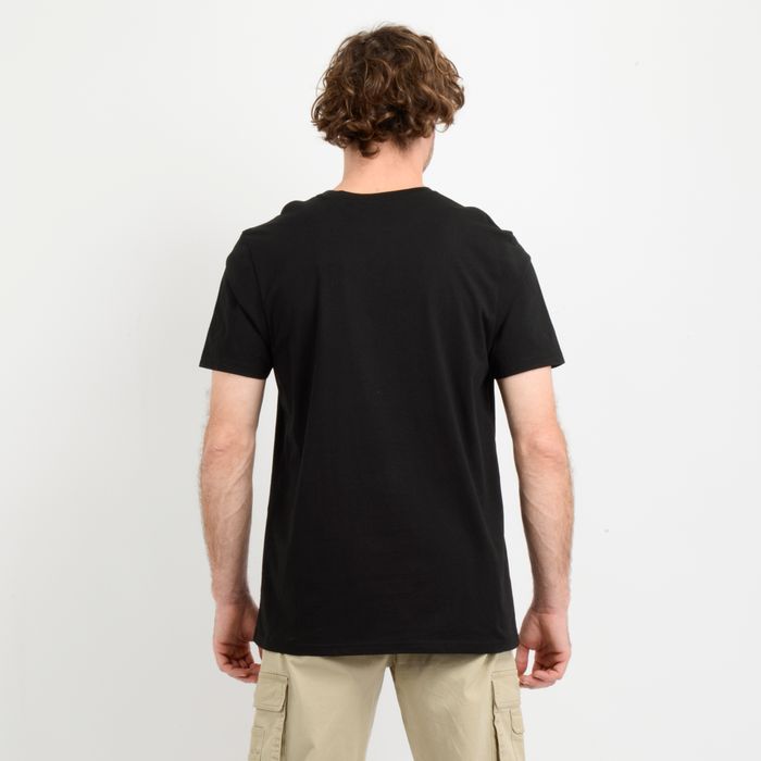 POLERA MANGA CORTA EAST CLIFF BASIC NEGRO