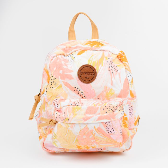 MINI MOCHILA DALIA FLORAL ROSADO 5 LITROS