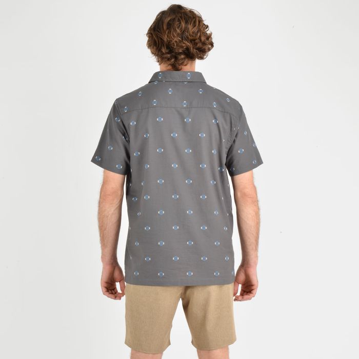 CAMISA MANGA CORTA HORIZON  GRIS
