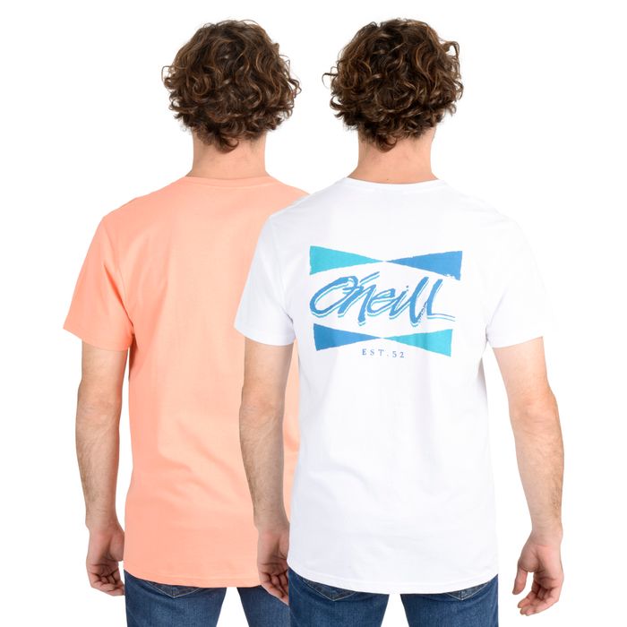 PACK 2 POLERAS NEWPORT BEACH NARANJO - BLANCO