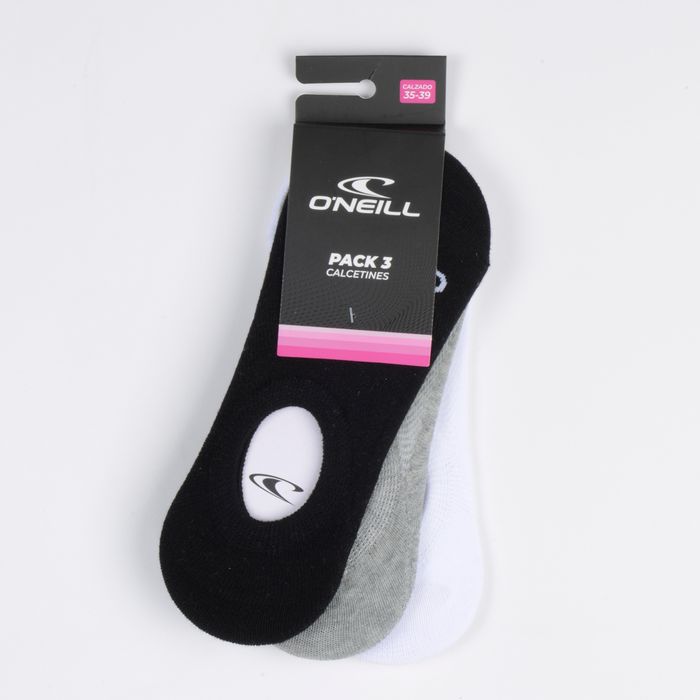 CALCETINES TRIPACK FOOTIE TRICOLOR 35-39