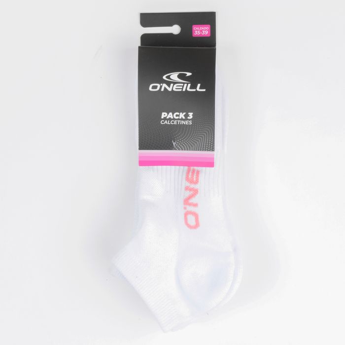 CALCETINES TRIPACK SNEAKER BLANCO 35-39