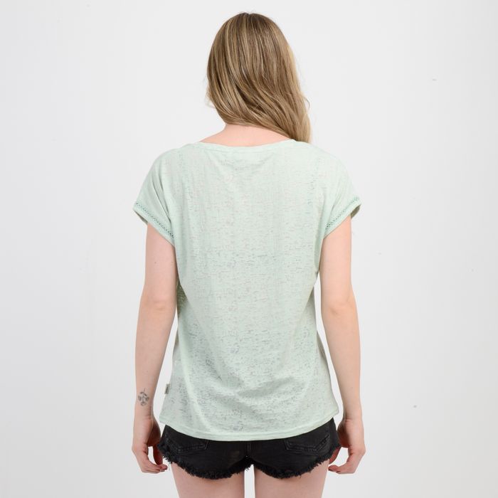 POLERA MANGA CORTA SUNNY STATE  VERDE CLARO / PASTEL