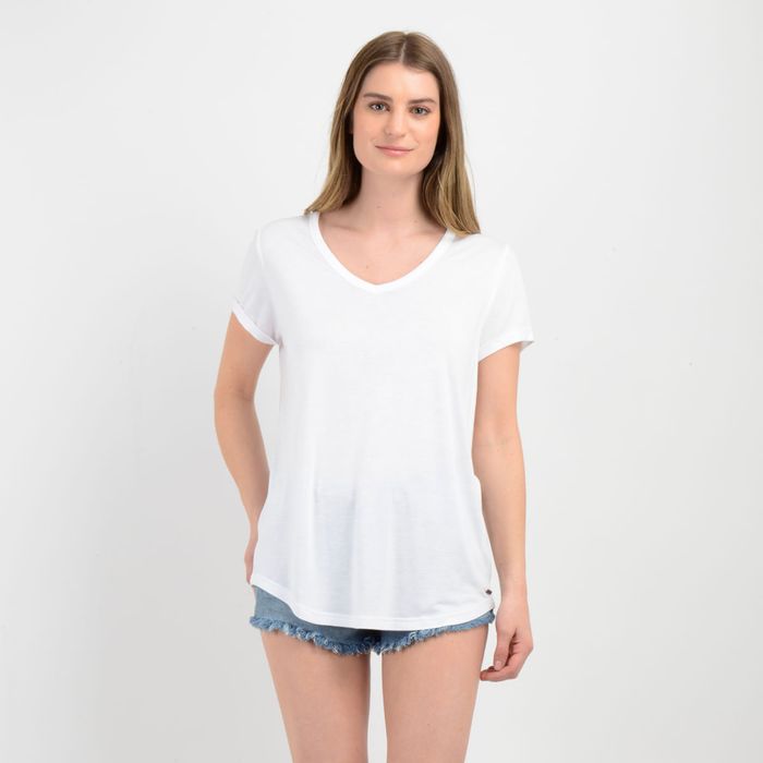 POLERA MANGA CORTA ESSENTIAL II BLANCO