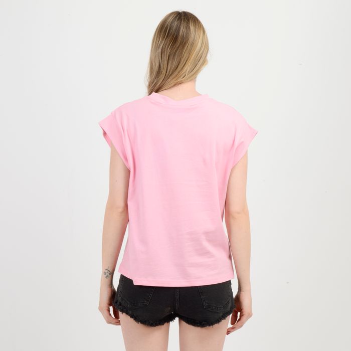 POLERA MANGA CORTA BOTANIC  ROSADO MEDIO