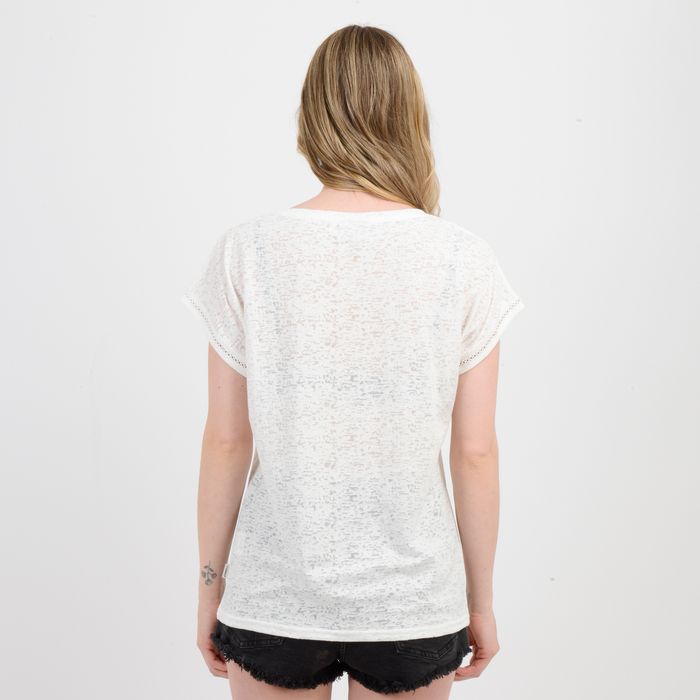 POLERA MANGA CORTA SUNNY STATE  BEIGE CLARO