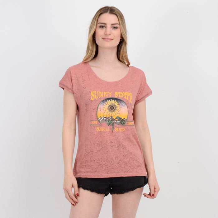 POLERA MANGA CORTA SUNNY STATE  ROSADO OSCURO