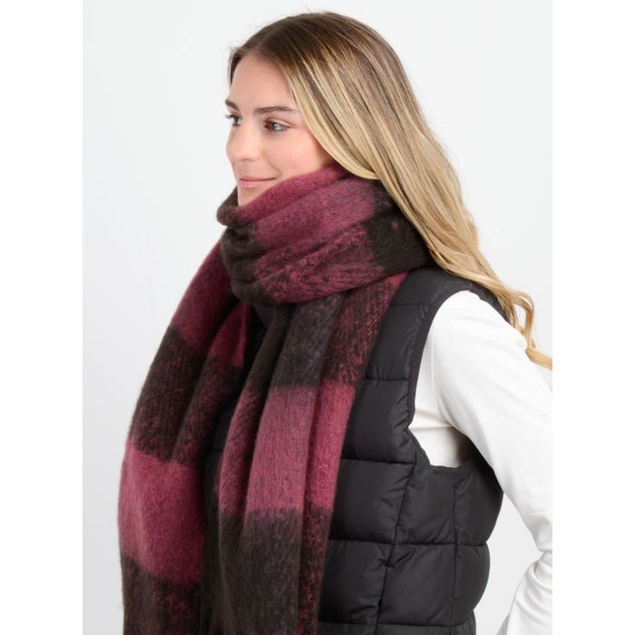 BUFANDA JUNIE  ROJO OSCURO