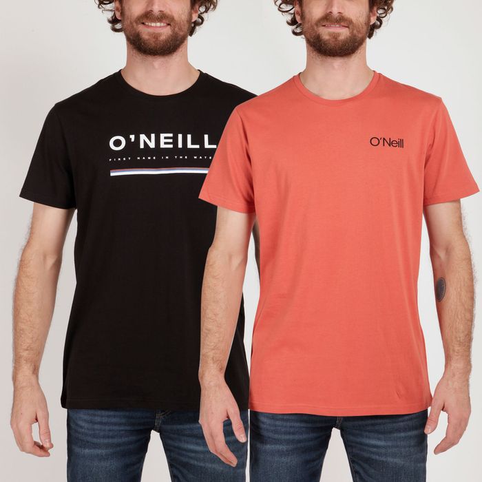 PACK 2 POLERAS COAST CAFÉ COBRE - NEGRO