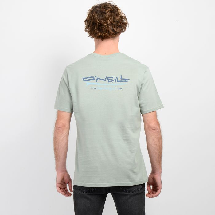 POLERA MANGA CORTA SURFBOARD VERDE CLARO