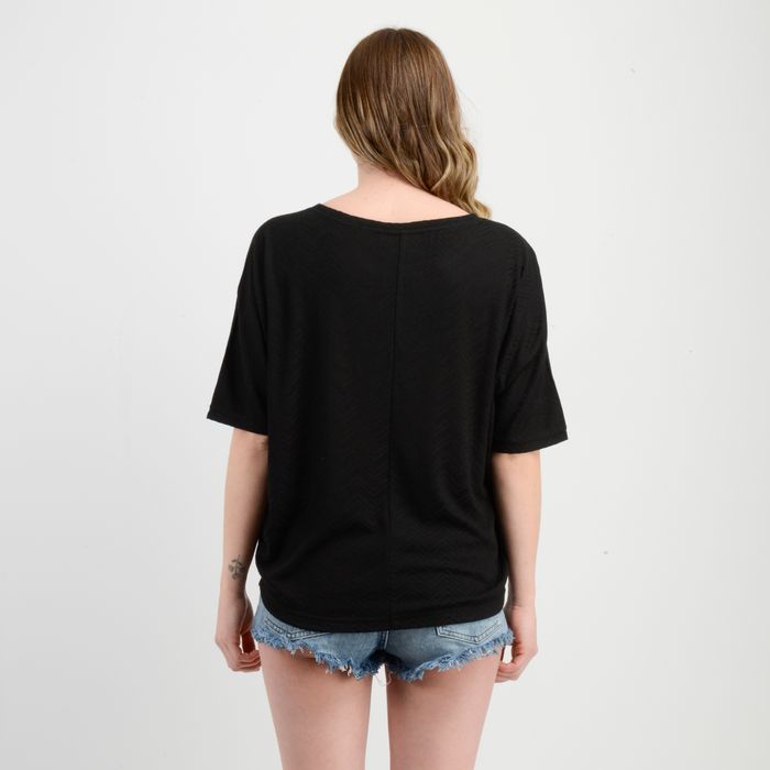 POLERA MANGA CORTA LINDY NEGRO