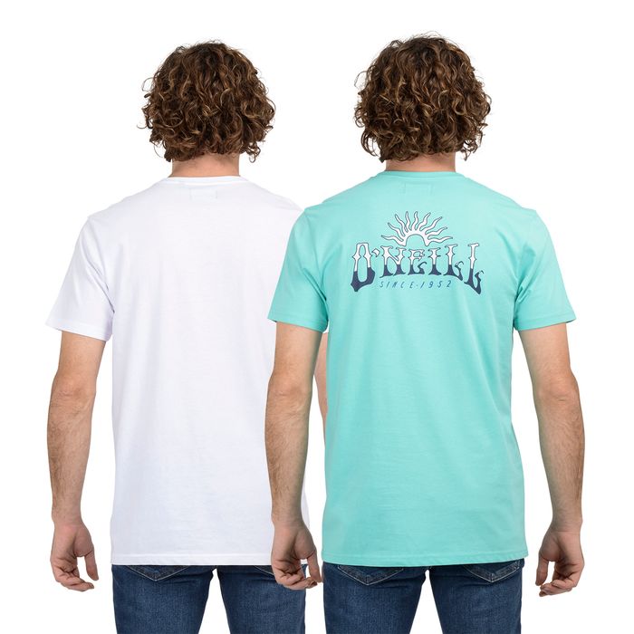 PACK 2 POLERAS OAKLAN AZUL - BLANCO