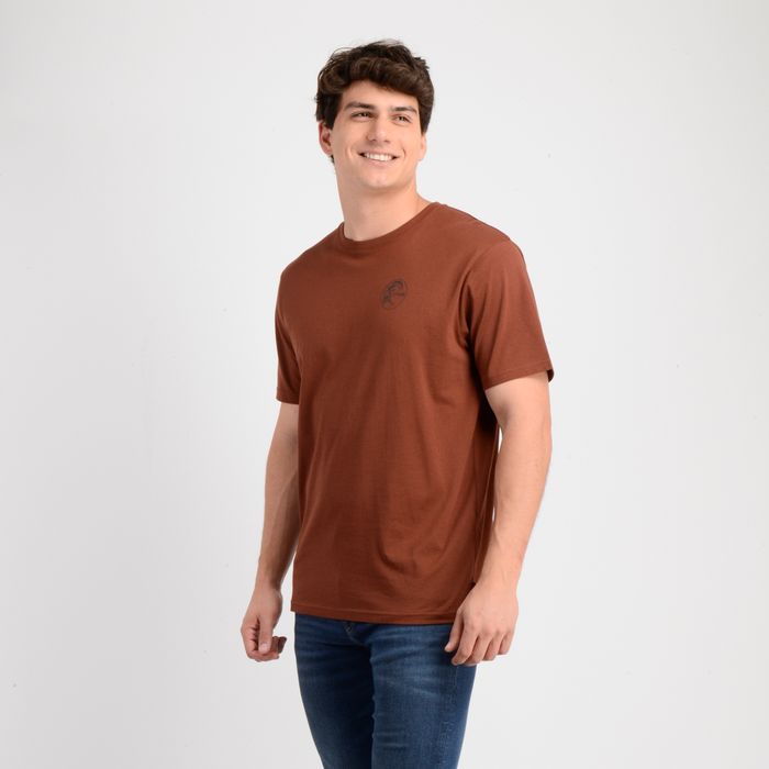 POLERA MANGA CORTA OG GOS AD ROJO OSCURO