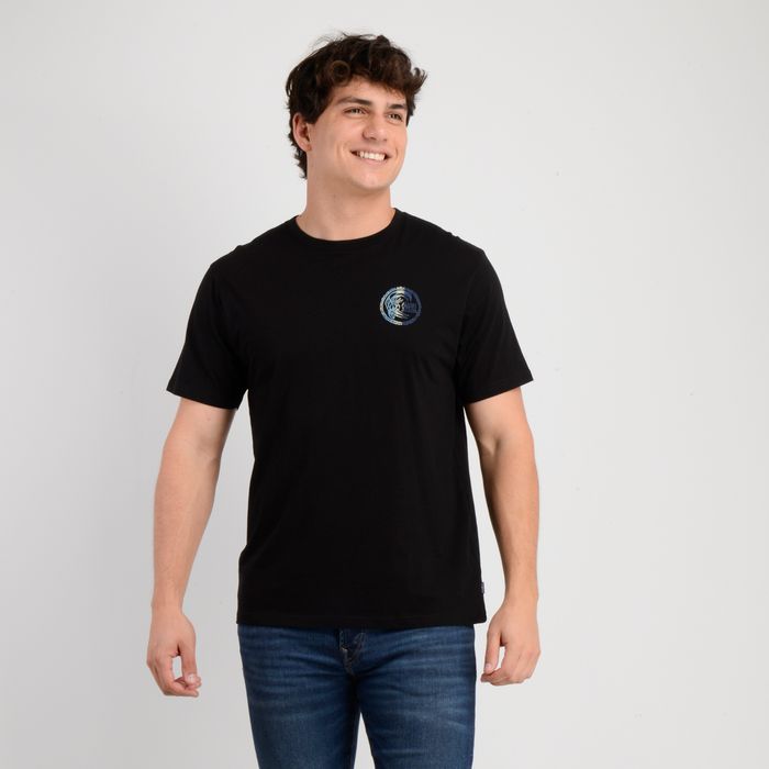 POLERA MANGA CORTA ARTIFACT NEGRO