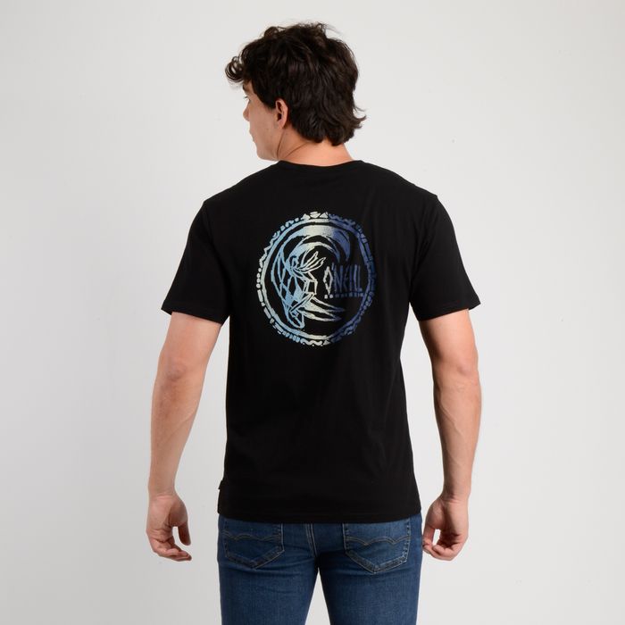 POLERA MANGA CORTA ARTIFACT NEGRO