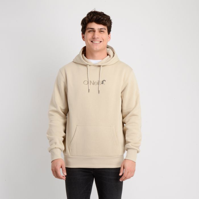 POLERON HOODIE OG VERBAGE CAFÉ CLARO