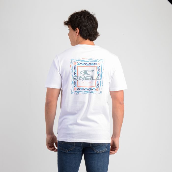 POLERA MANGA CORTA PATTERNS BLANCO