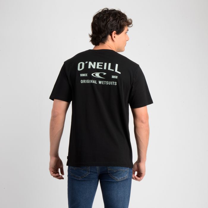 POLERA MANGA CORTA LAYERED UP NEGRO