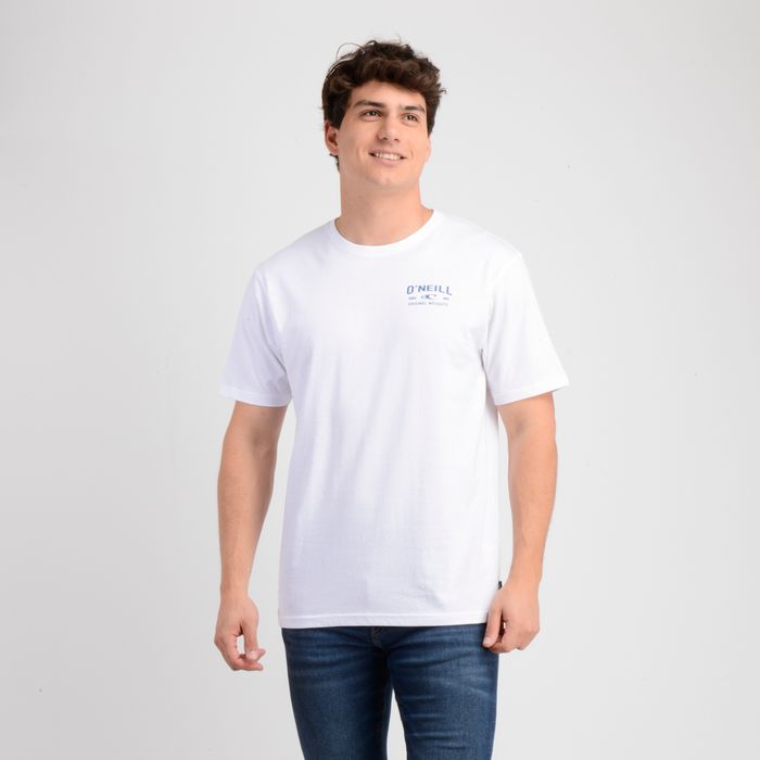 POLERA MANGA CORTA LAYERED UP BLANCO