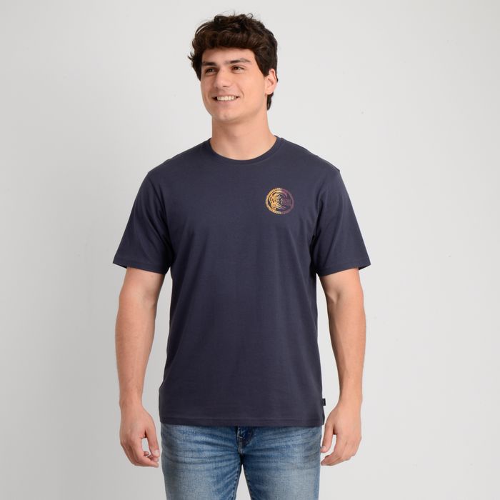 POLERA MANGA CORTA ARTIFACT AZUL OSCURO