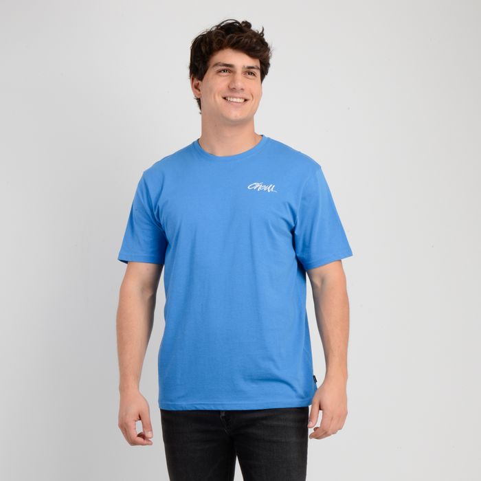 POLERA MANGA CORTA HOME GROWN AZUL