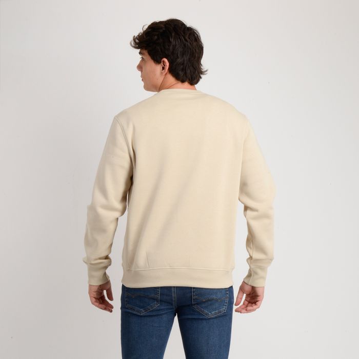 POLERON CUELLO REDONDO ORIGINALS CREW BEIGE