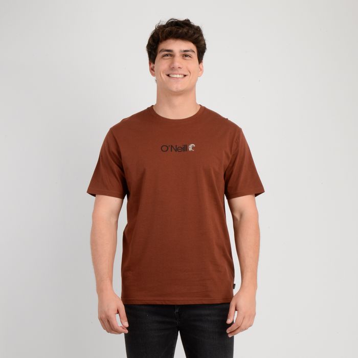 POLERA MANGA CORTA OG VERBAGE ROJO OSCURO