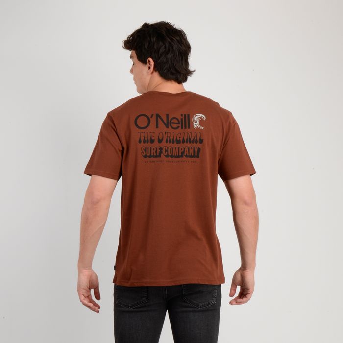 POLERA MANGA CORTA OG VERBAGE ROJO OSCURO