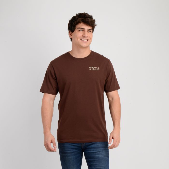 POLERA MANGA CORTA GLYPHS CAFE