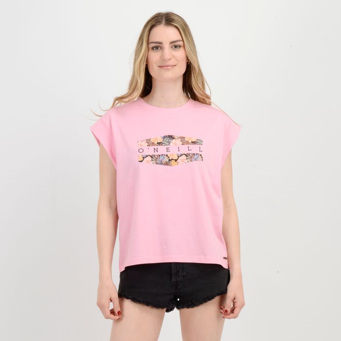 POLERA MANGA CORTA BOTANIC  ROSADO MEDIO