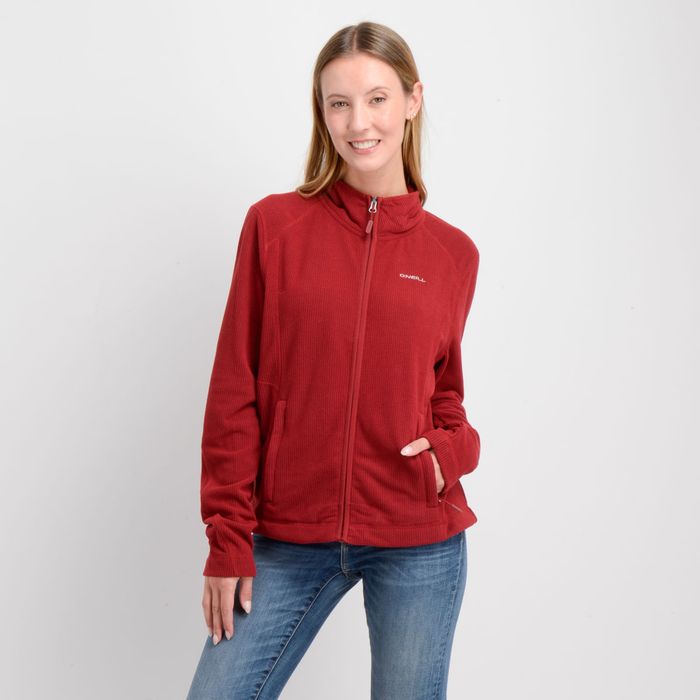 POLERON MICROPOLAR MABELINE II ROJO OSCURO