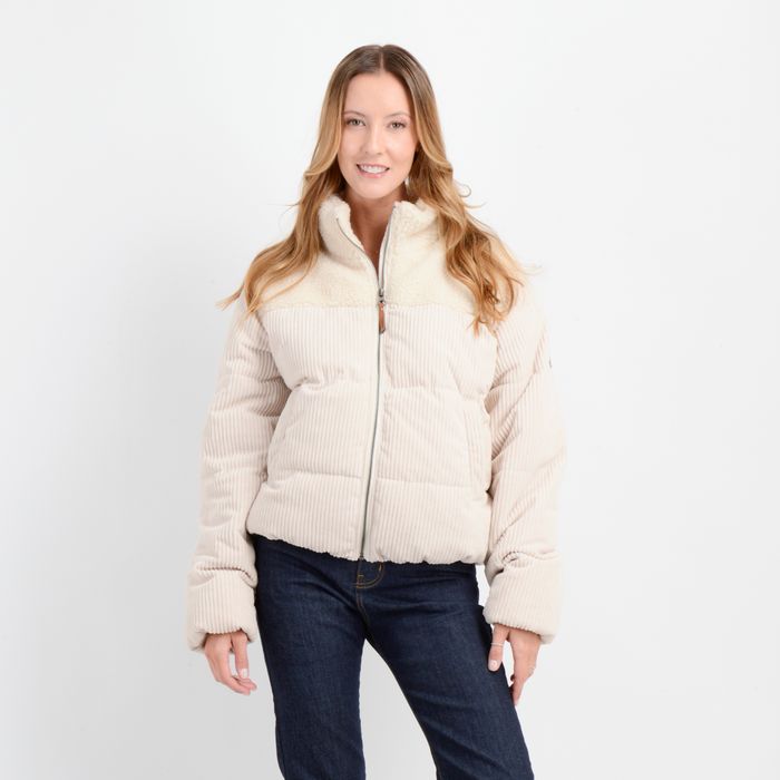 CHAQUETA COTELON OG COLETTE BEIGE CLARO