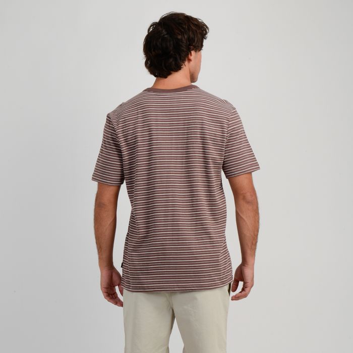 POLERA MANGA CORTA BROCKTON II CAFÉ OSCURO