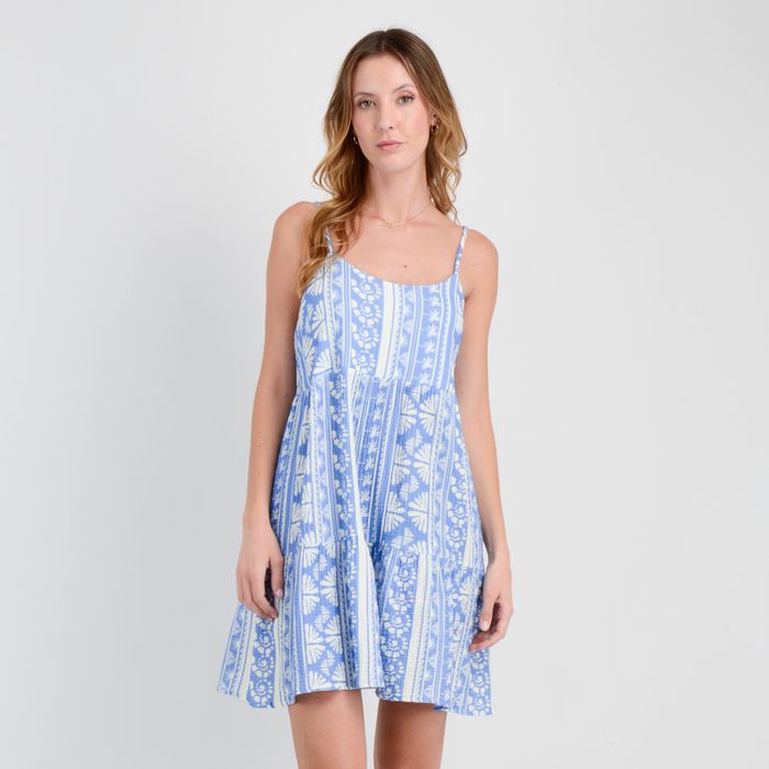 VESTIDO SURF ABSTRACT AZUL