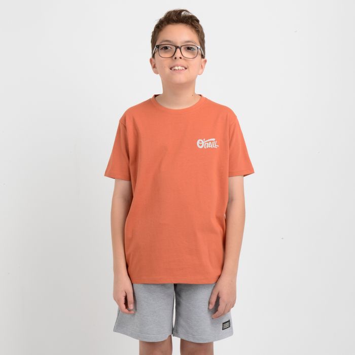 POLERA MANGA CORTA FIRST IN  NARANJO OSCURO
