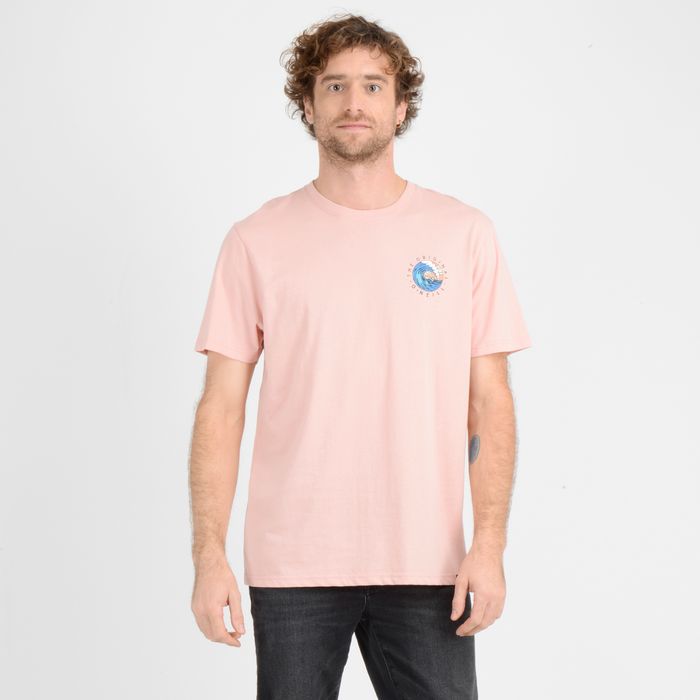 POLERA MANGA CORTA FIXATION  ROSADO