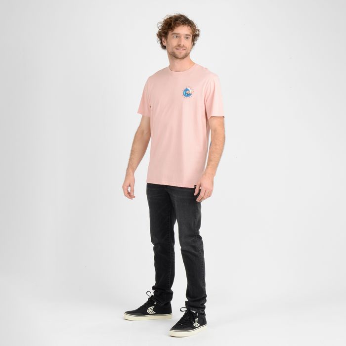 POLERA MANGA CORTA FIXATION  ROSADO